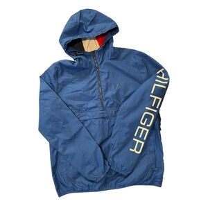 Men’s Tommy Hilfiger Blue Hooded Jacket | Medium